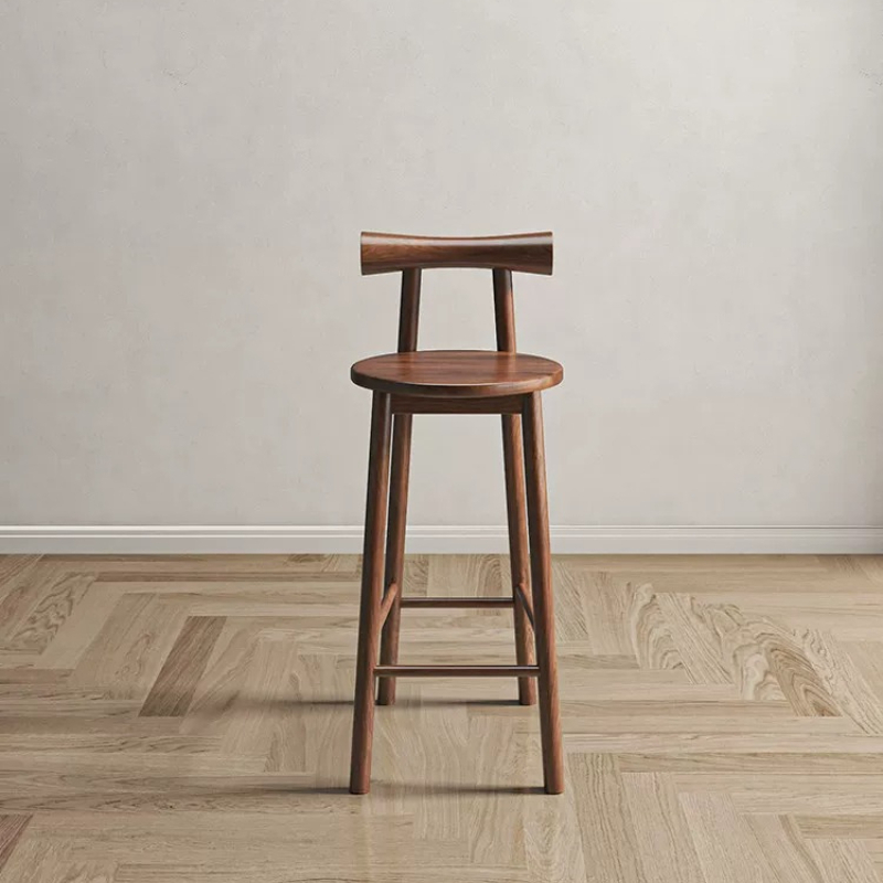 Interior Design Vintage Modern - Vintage Elegant Bar Chair High Wooden