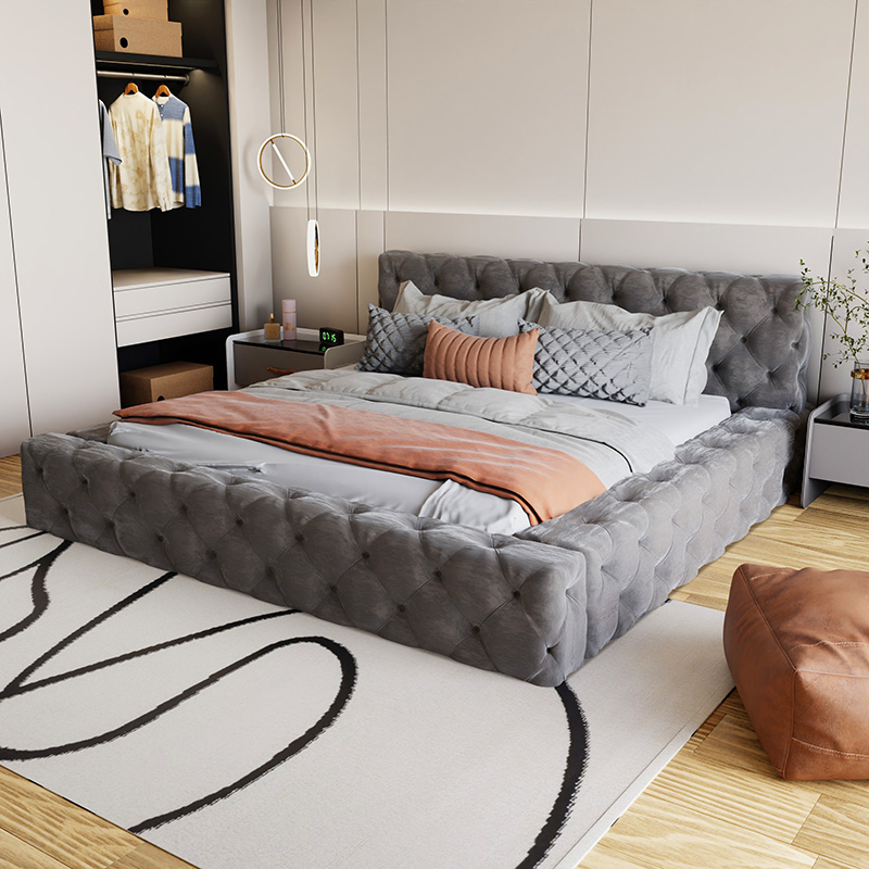 Interior Design Vintage Modern - Accent Luxury Bed Nordic Comfortable Creative