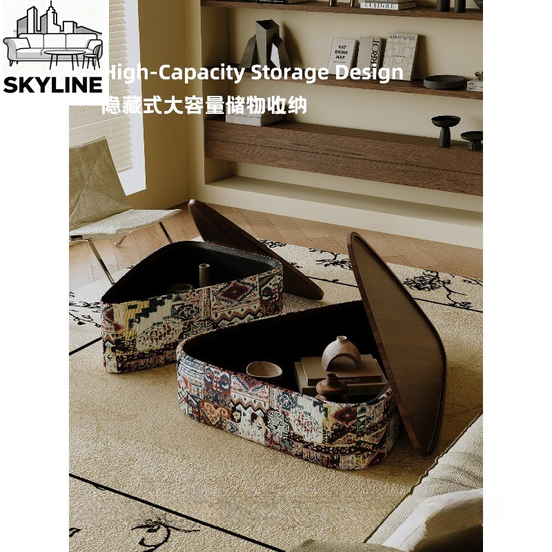 Geometric Shelf Triangle - Geometric Triangle Corner Coffee Table With