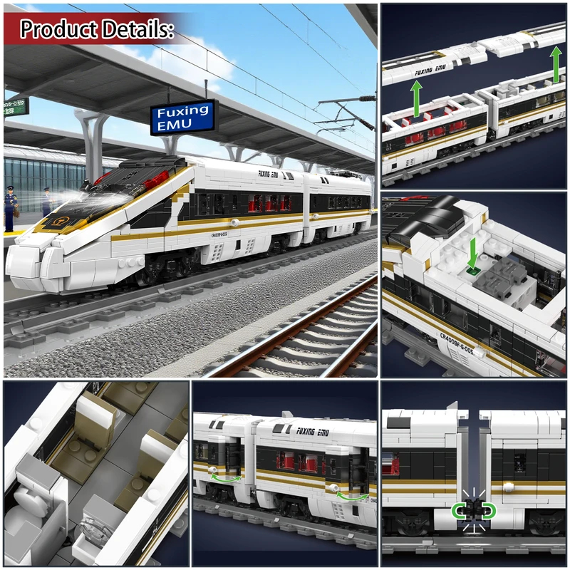Interior Design And Build - 12015 High-Speed Railway Train Model Building
