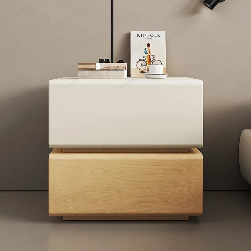 Interior Design Vintage Modern - Bedside Table Accent Minimalist Luxury Vintage