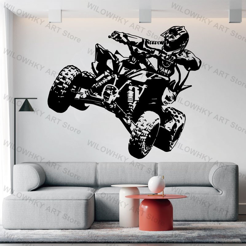 Interior Design Magazine - Four Wheel Mountain Bike Vinyl Wall