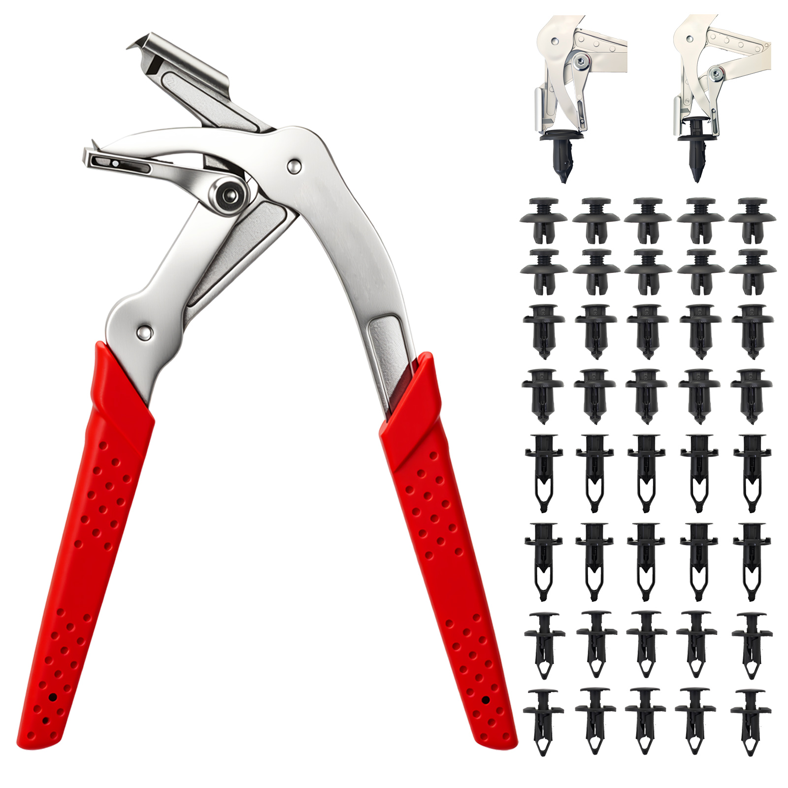 Interior Design Tools - Car Clip Pliers with 40PCS Auto