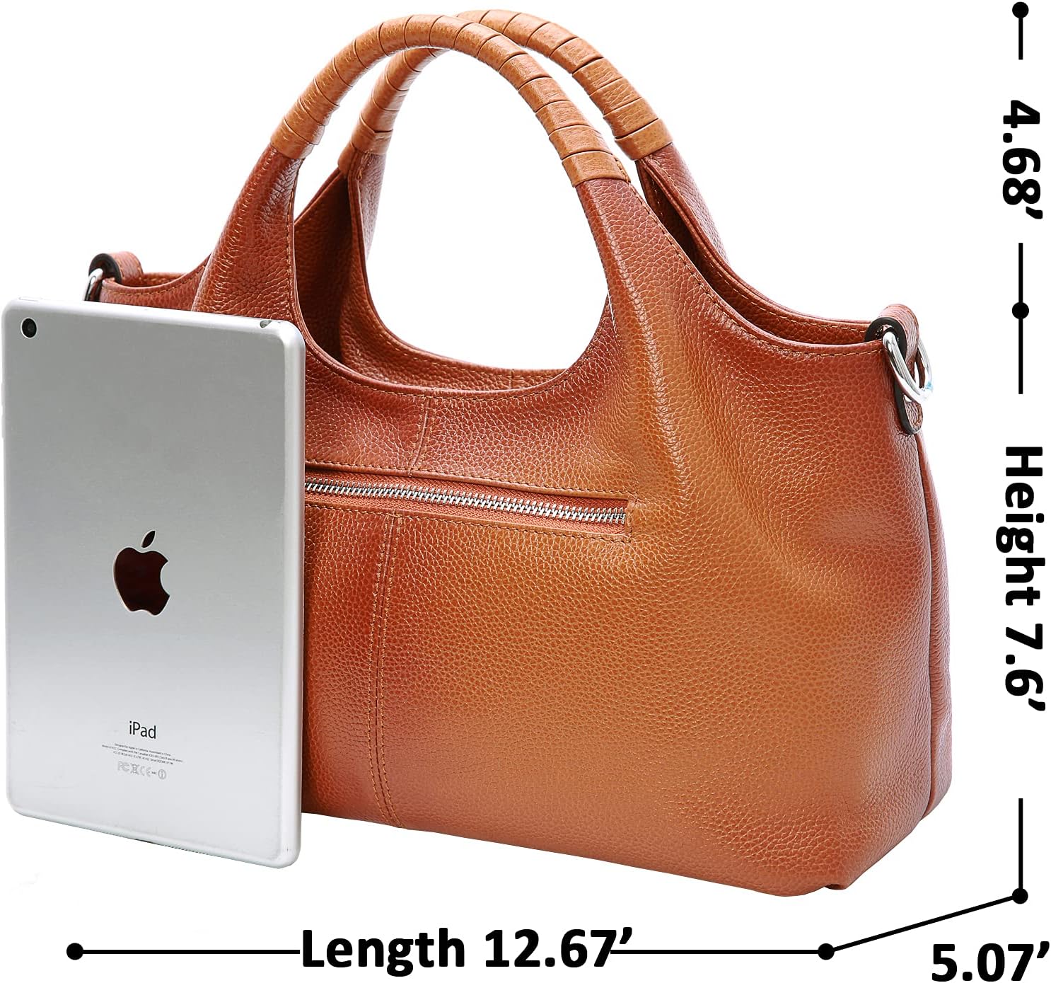 Genuine Leather Shoulder Bags  - Interior Design Quiet Luxury recension och pris