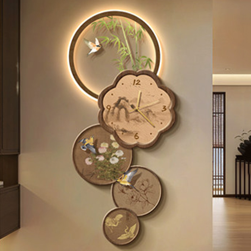 Chinese Style Big Size Clock W - Interior Design Vintage Modern recension och pris
