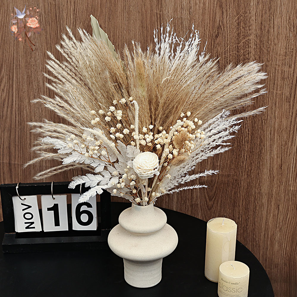 40 Pieces Dried Pampas Reeds P - Dried Pampas Bundle recension och pris