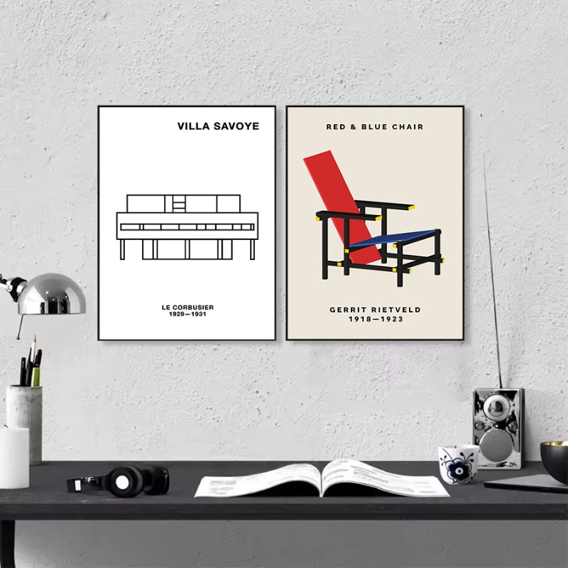 Classic Farnsworth House Bauha - Interior Design Layout recension och pris