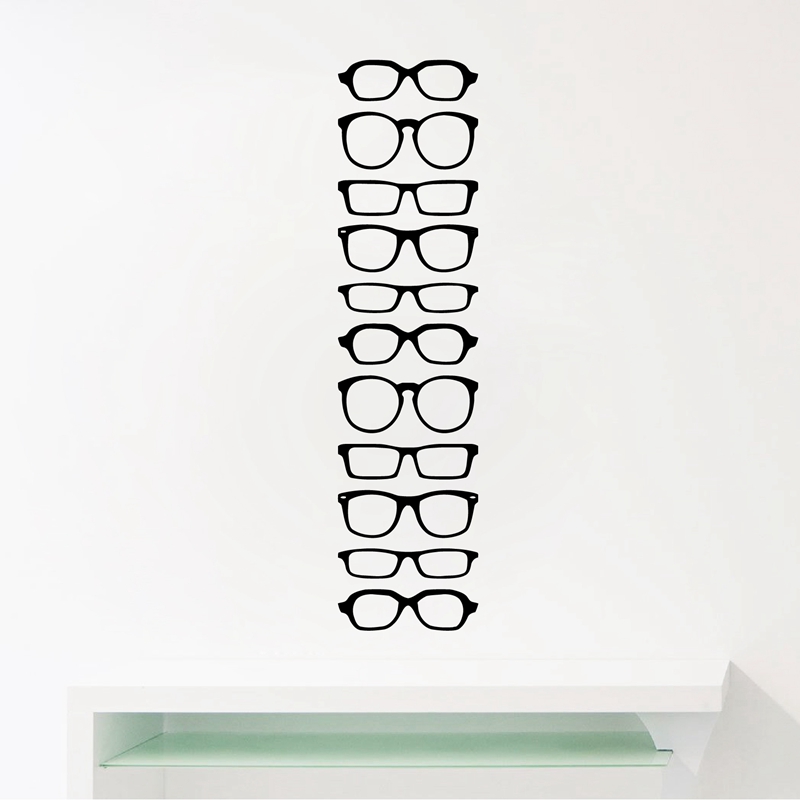 Glasses Hipster Strip Vinyl Wa - Interior Design Magazine recension och pris