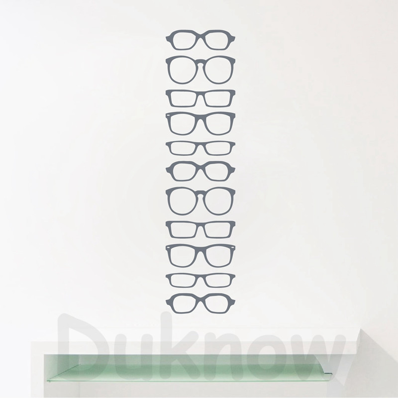 Glasses Hipster Strip Vinyl Wa - Interior Design Magazine recension och pris