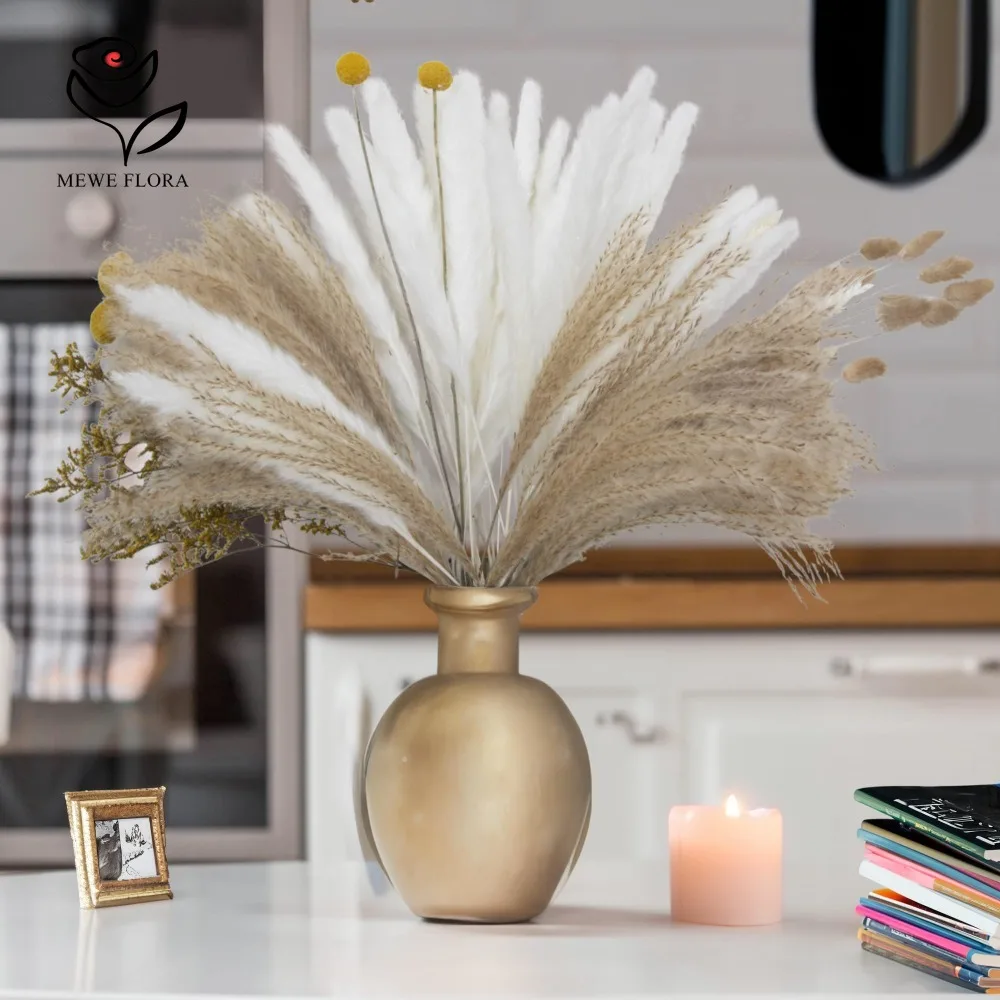 90 Pieces Pampas Grass Reeds B - Dried Pampas Bundle recension och pris