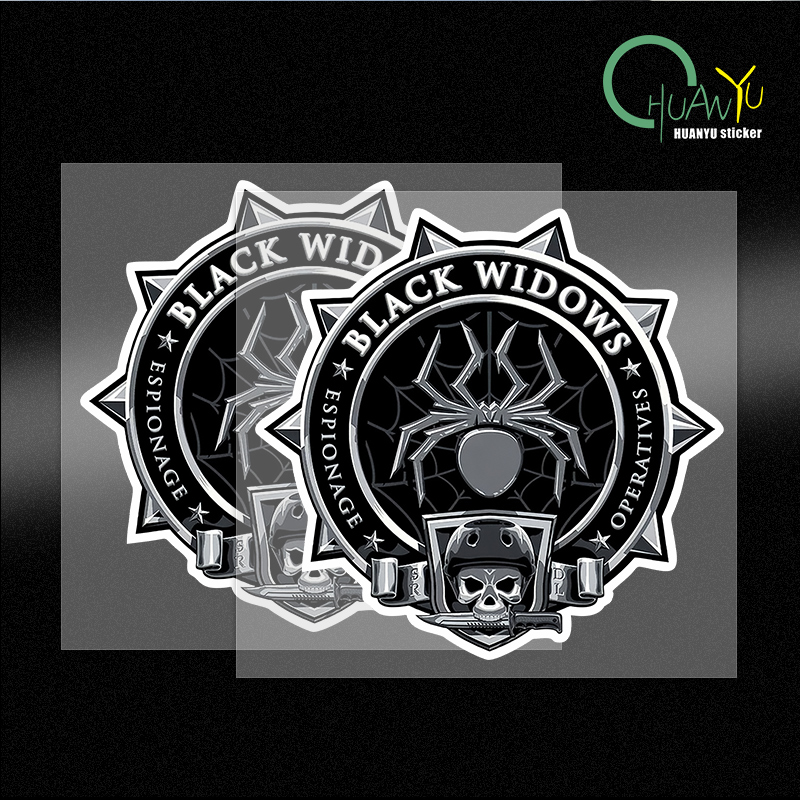 Black Widows Wallstickers Skul - Interior Design Home Decor recension och pris