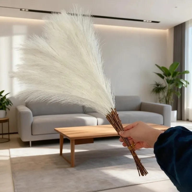 Faux Pampas Grass Bundle Fluff - Dried Pampas Bundle recension och pris