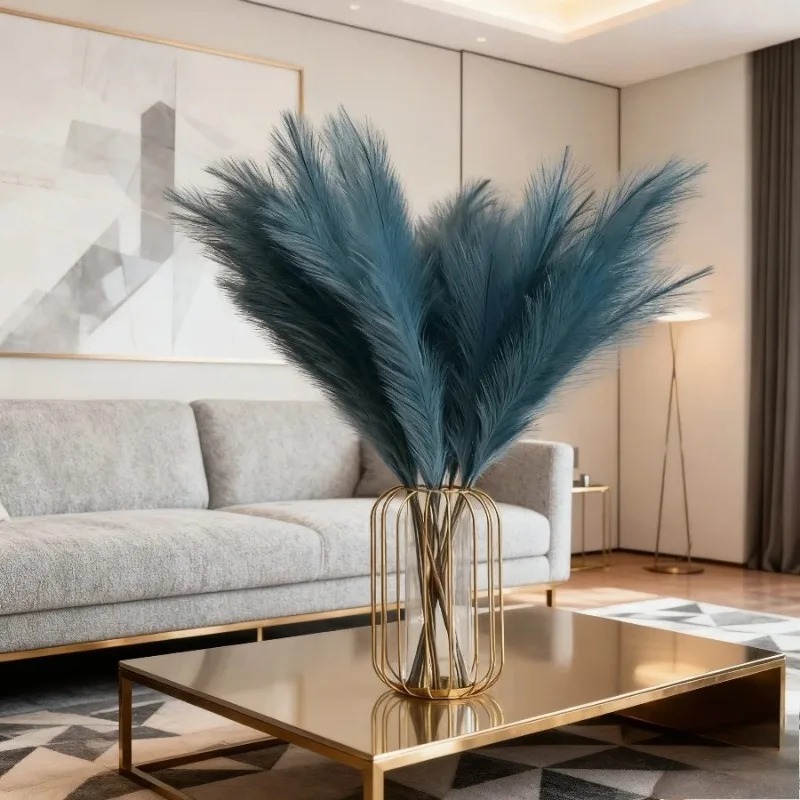 Faux Pampas Grass Bundle Fluff - Dried Pampas Bundle recension och pris
