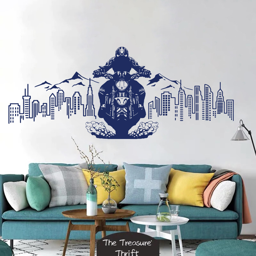 City Skyline Motorcycle Advent - Interior Design Magazine recension och pris
