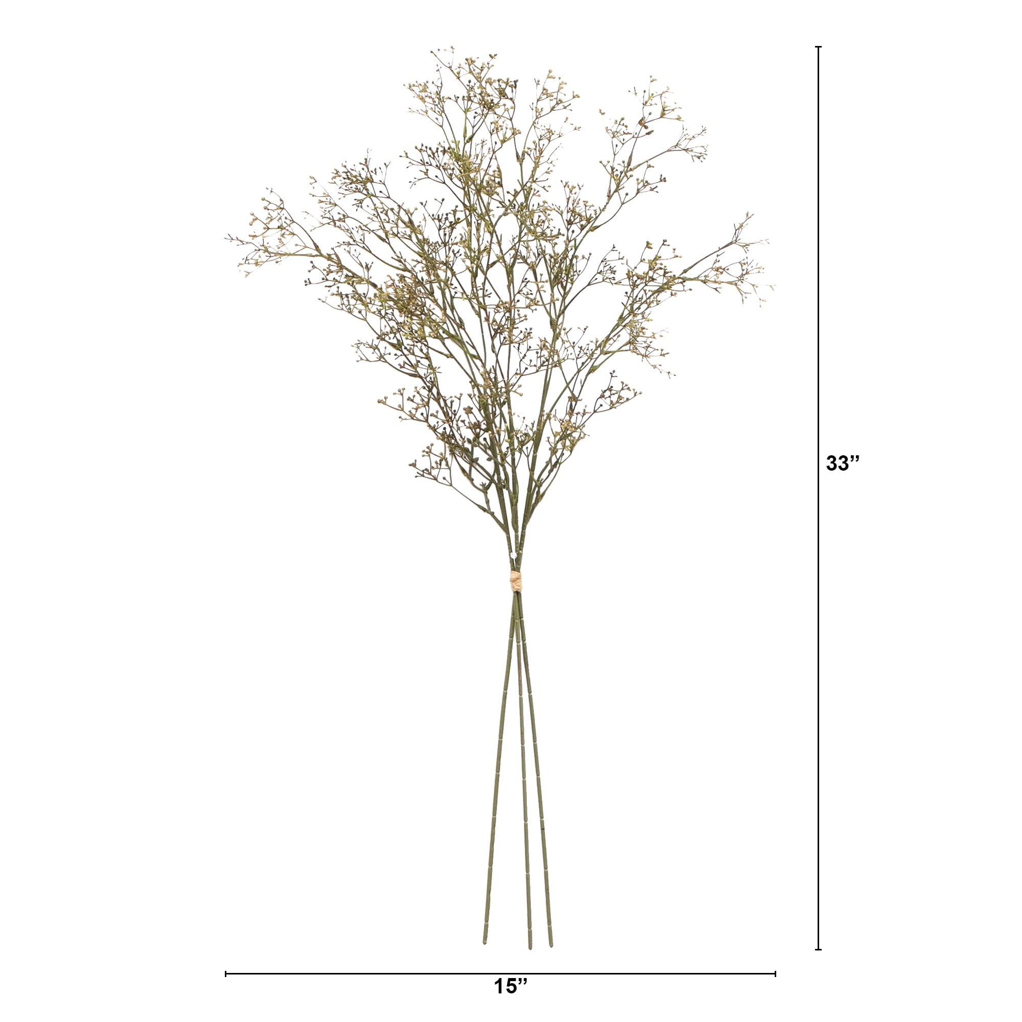 Artificial Dried Rice Stems fo - Dried Pampas Bundle recension och pris