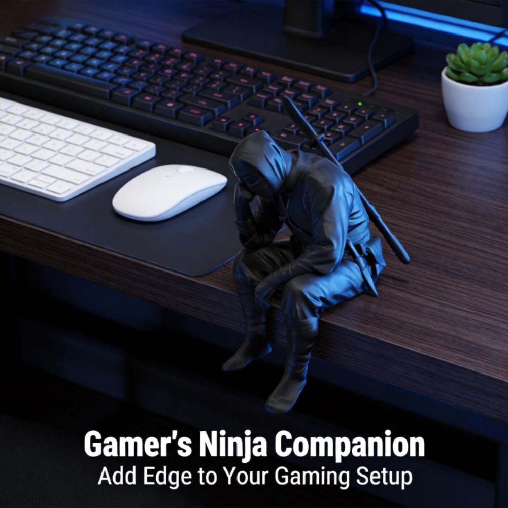 Japanese Seated Ninja Figurine - Interior Design Japan recension och pris