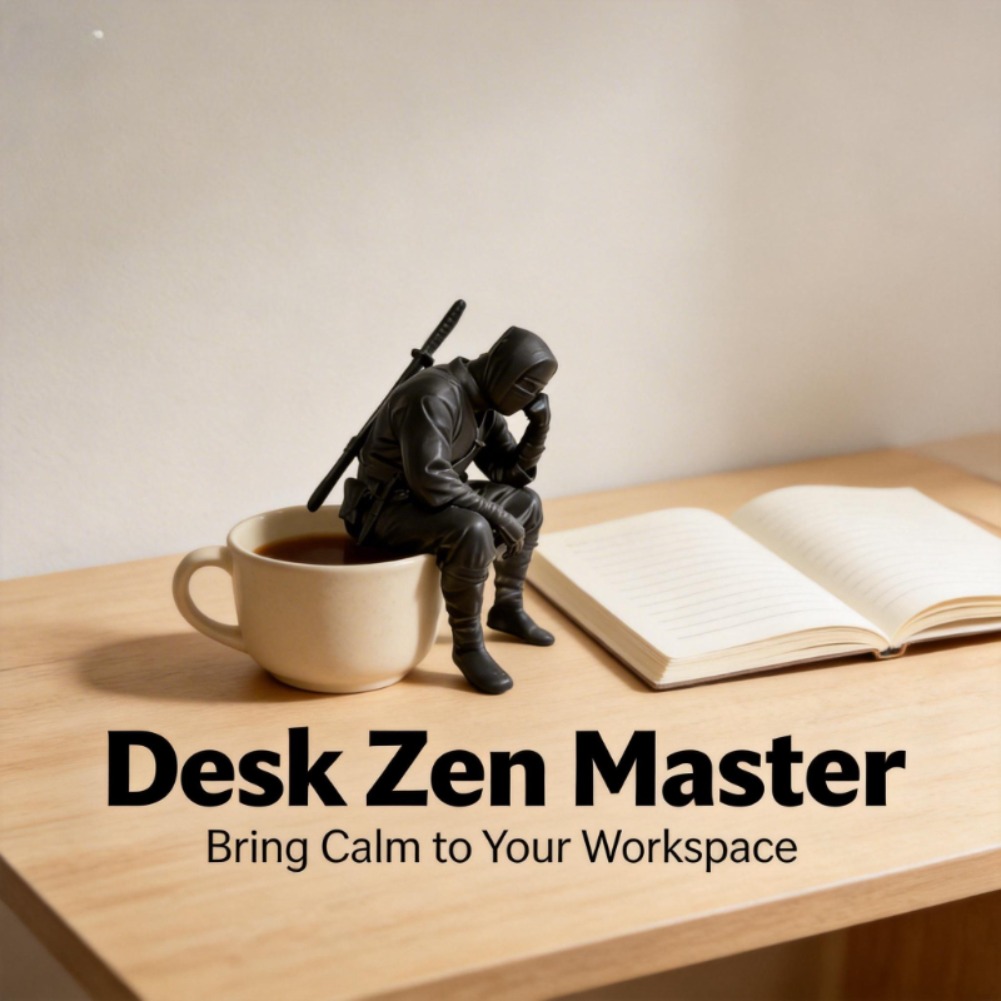 Japanese Seated Ninja Figurine - Interior Design Japan recension och pris