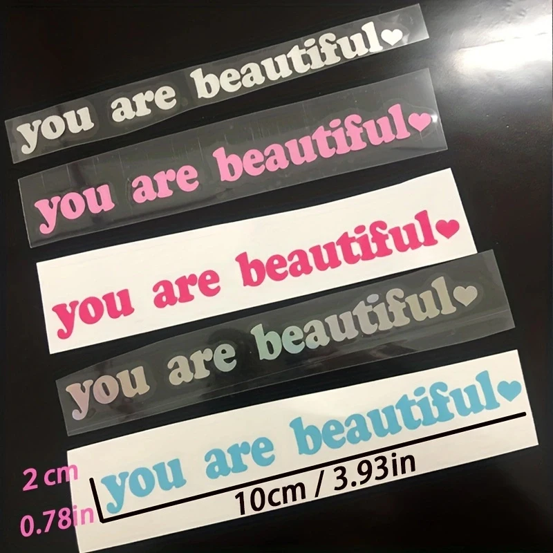 The Text Car Stickers You Are  - Interior Design Quotes recension och pris
