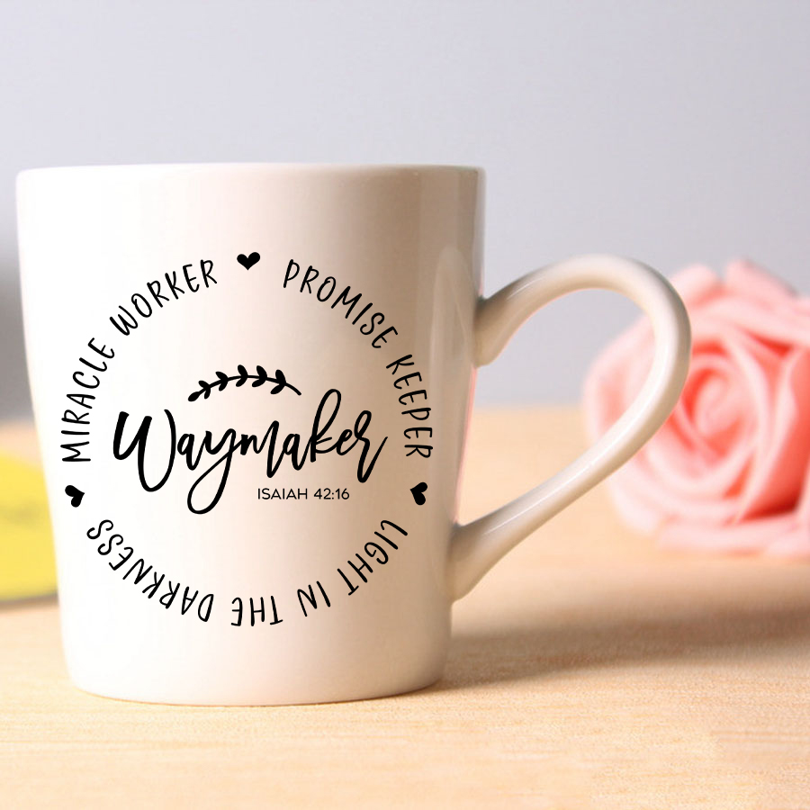 Waymaker Christian Quote Vinyl - Interior Design Quotes recension och pris