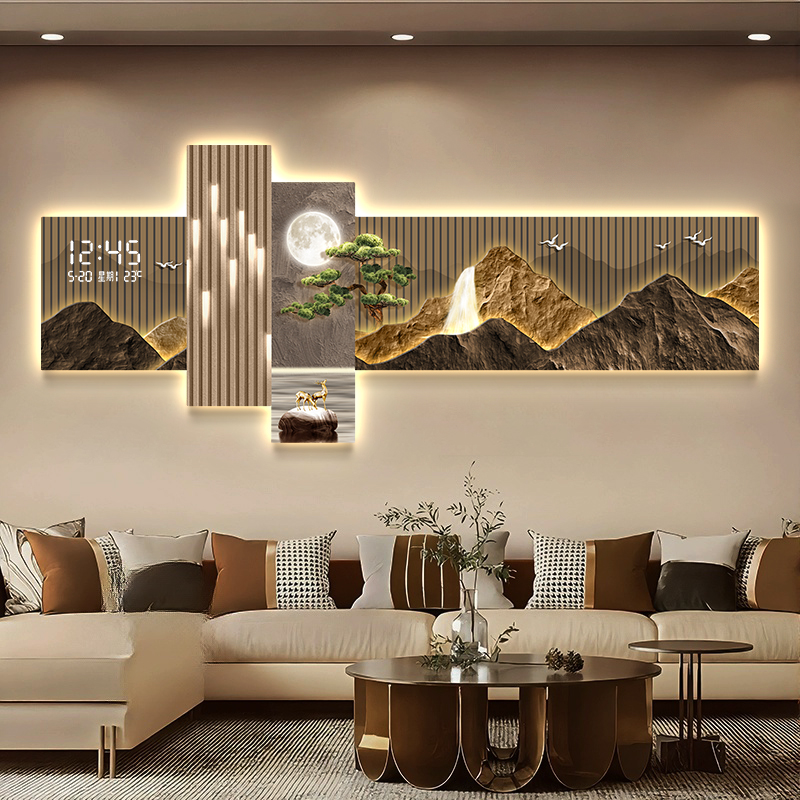 Living Room Bedroom Wall Clock - Interior Design Vintage Modern recension och pris
