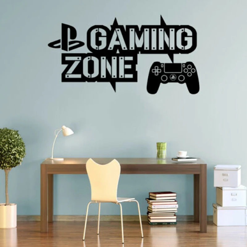 PS4 Gaming Zone Wall Stickers  - Interior Design Magazine recension och pris