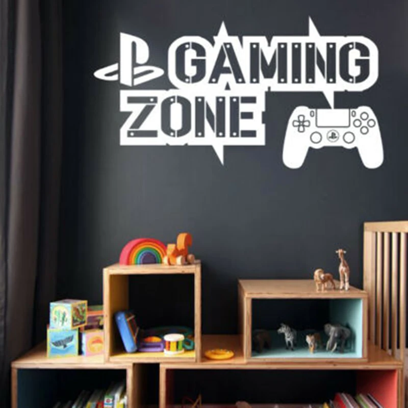 PS4 Gaming Zone Wall Stickers  - Interior Design Magazine recension och pris