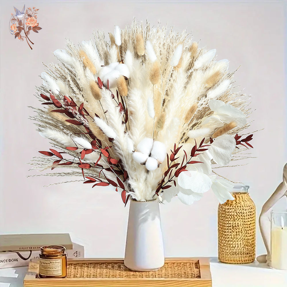70pcs Dried Pampas Flowers Bou - Dried Pampas Bundle recension och pris
