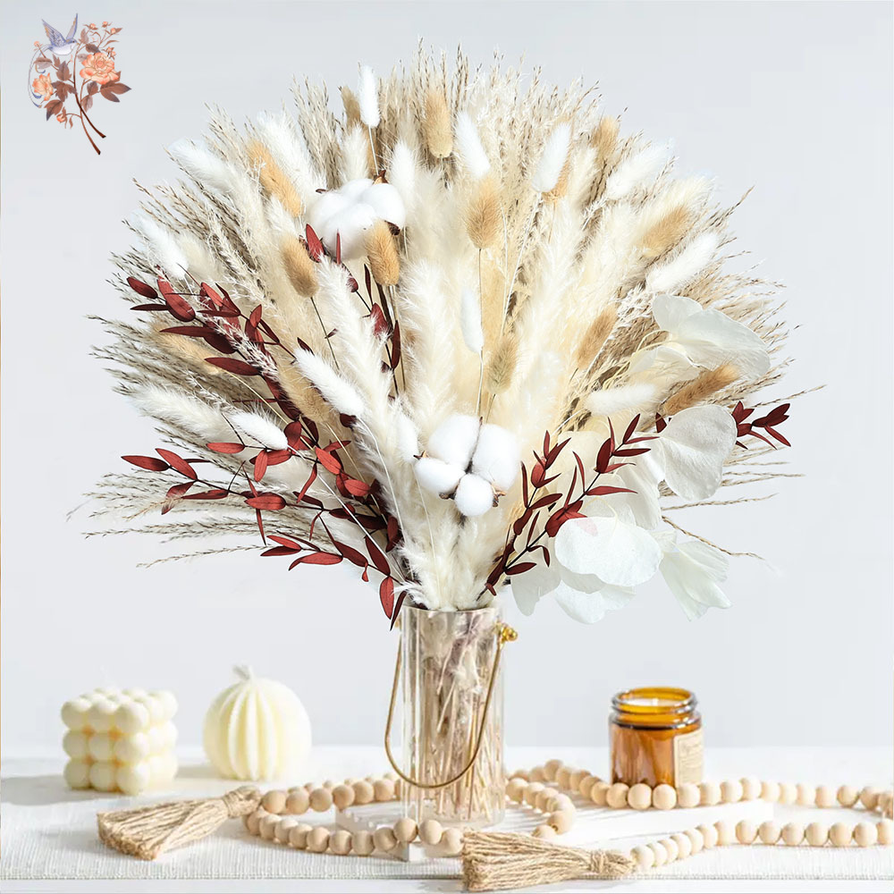 70pcs Dried Pampas Flowers Bou - Dried Pampas Bundle recension och pris