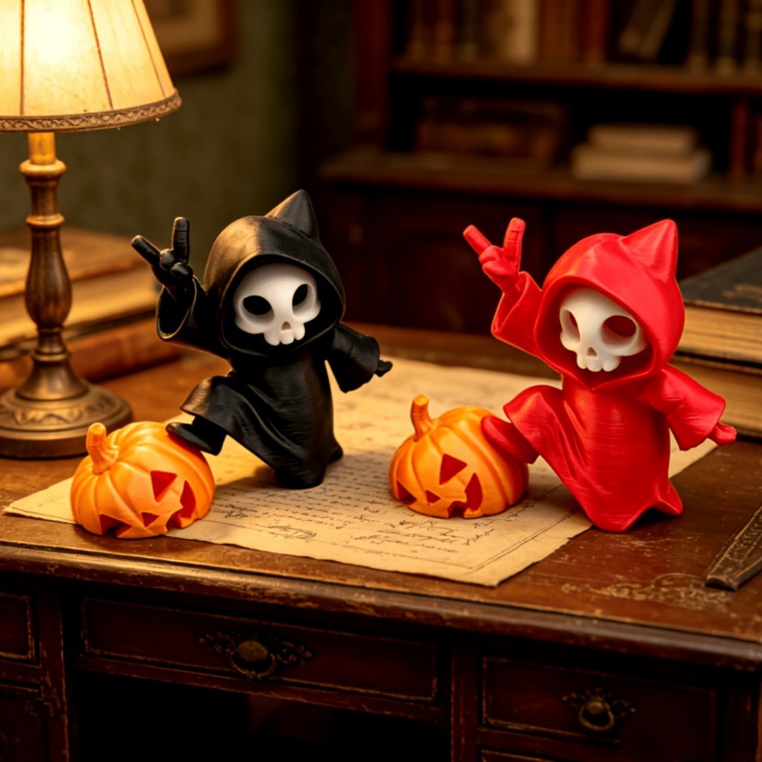 Cat Ear Grim Reaper Halloween  - Interior Design Home Decor recension och pris