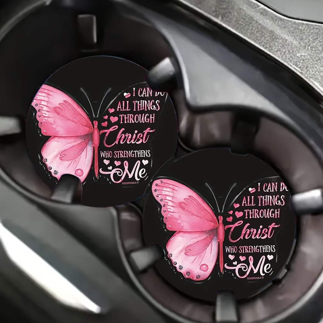 Cup Holder Coasters - Butterfl - Interior Design Quotes recension och pris