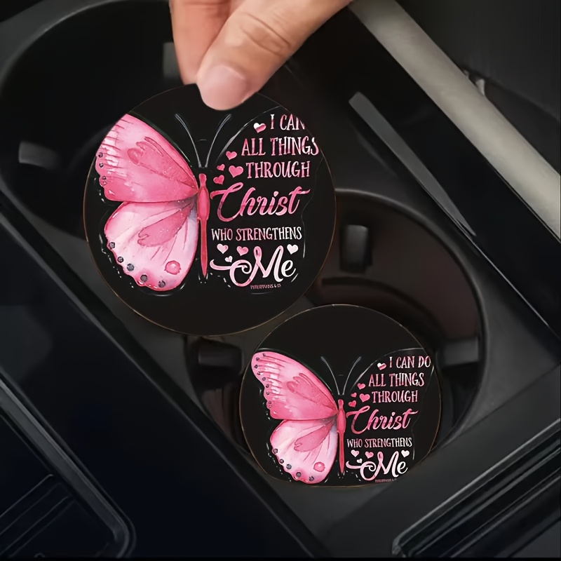 Cup Holder Coasters - Butterfl - Interior Design Quotes recension och pris