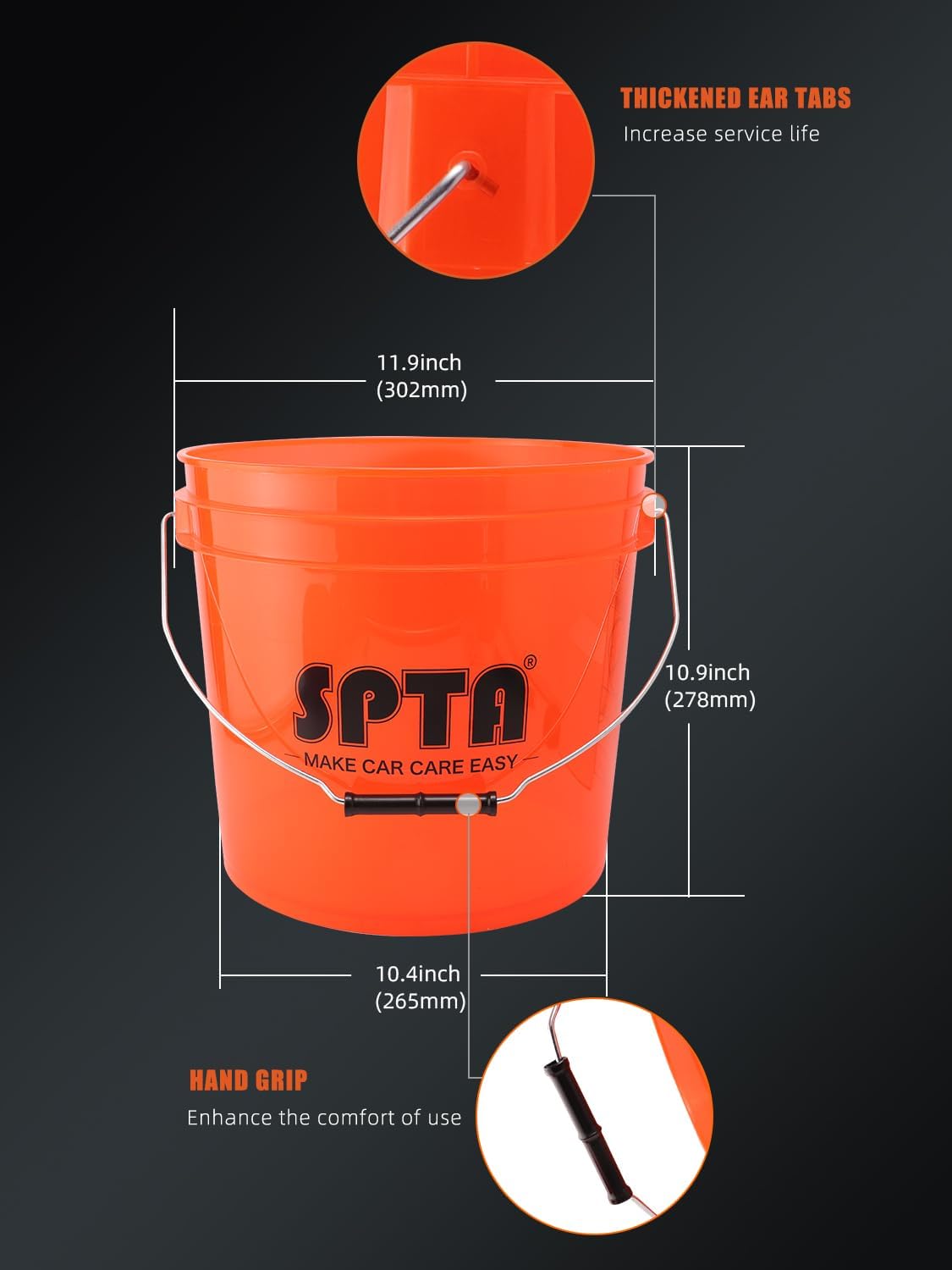 SPTA 31Pcs Car Wash 15L Bucket - Interior Design Tools recension och pris