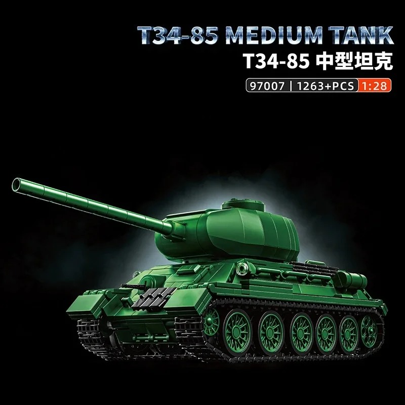 T34-85 Tank Model Kit - 1263PC - Interior Design And Build recension och pris