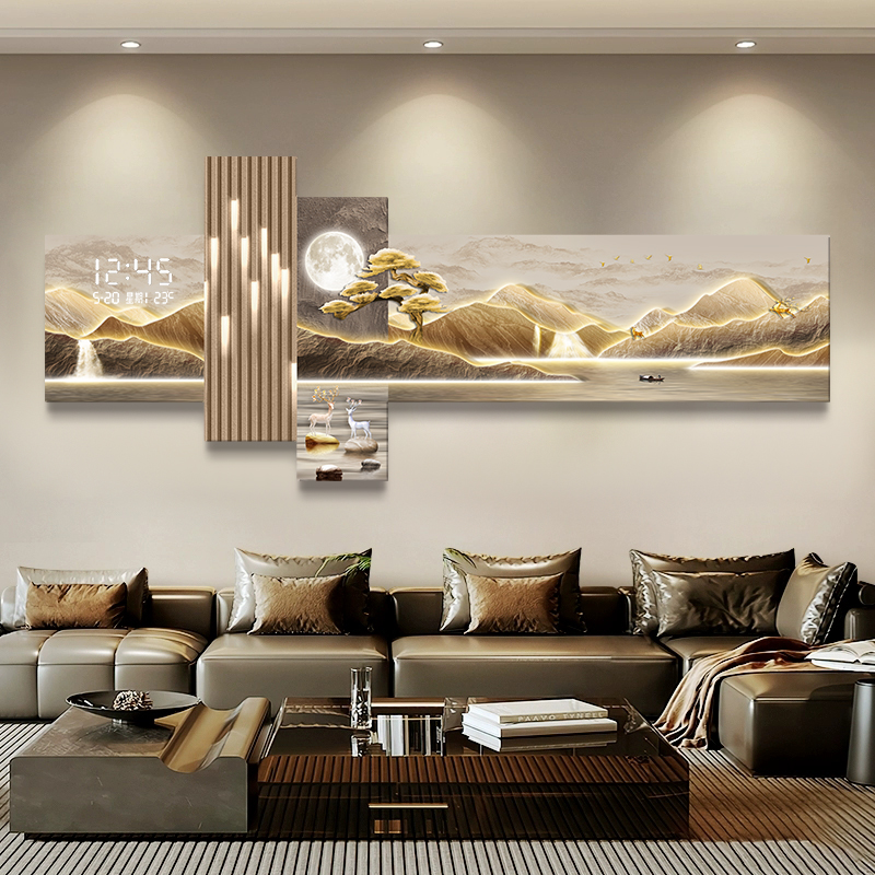 Living Room Bedroom Wall Clock - Interior Design Vintage Modern recension och pris