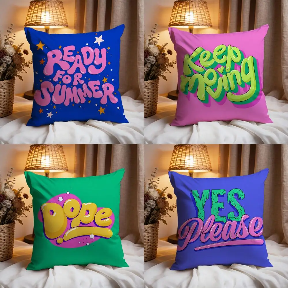 Art MMotivational Quote Cushio - Interior Design Quotes recension och pris