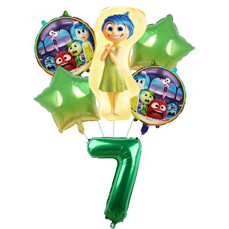 6pcs New Inside Out2 Balloons  - Interior Design Home Decor recension och pris