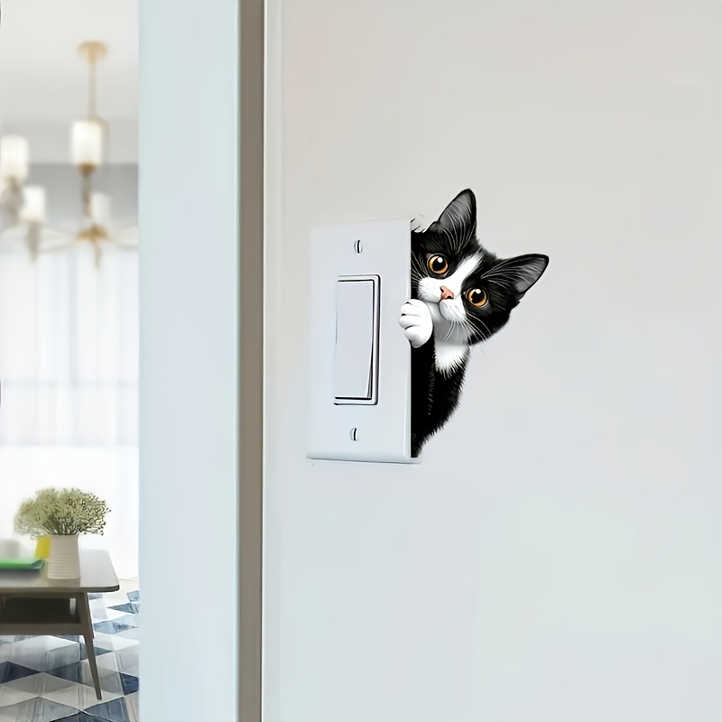 Very Cute Black Cat Switch Sti - Interior Design Home Decor recension och pris
