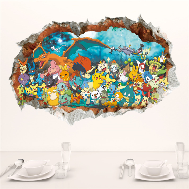 Cartoon Pokémon Pikachu Wall S - Interior Design Magazine recension och pris