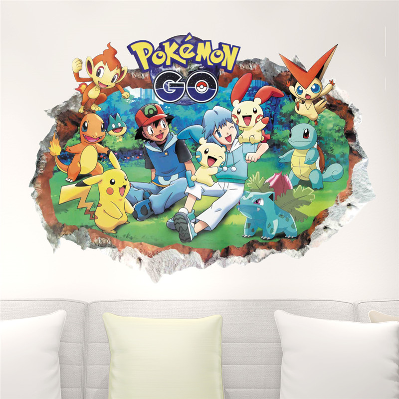 Cartoon Pokémon Pikachu Wall S - Interior Design Magazine recension och pris
