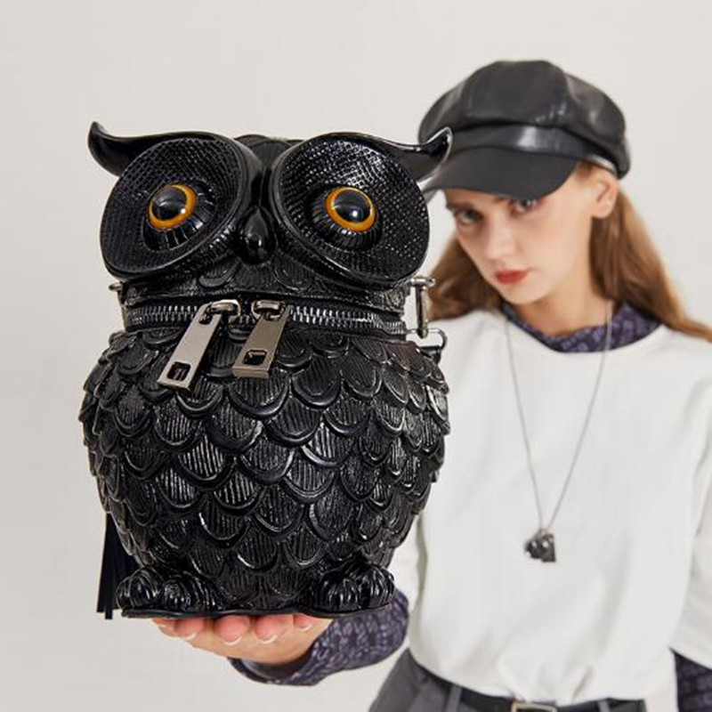 Leather 3D Owl Animal Shape Wo - Interior Design Japan recension och pris