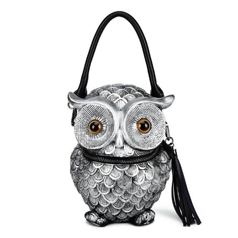 Leather 3D Owl Animal Shape Wo - Interior Design Japan recension och pris