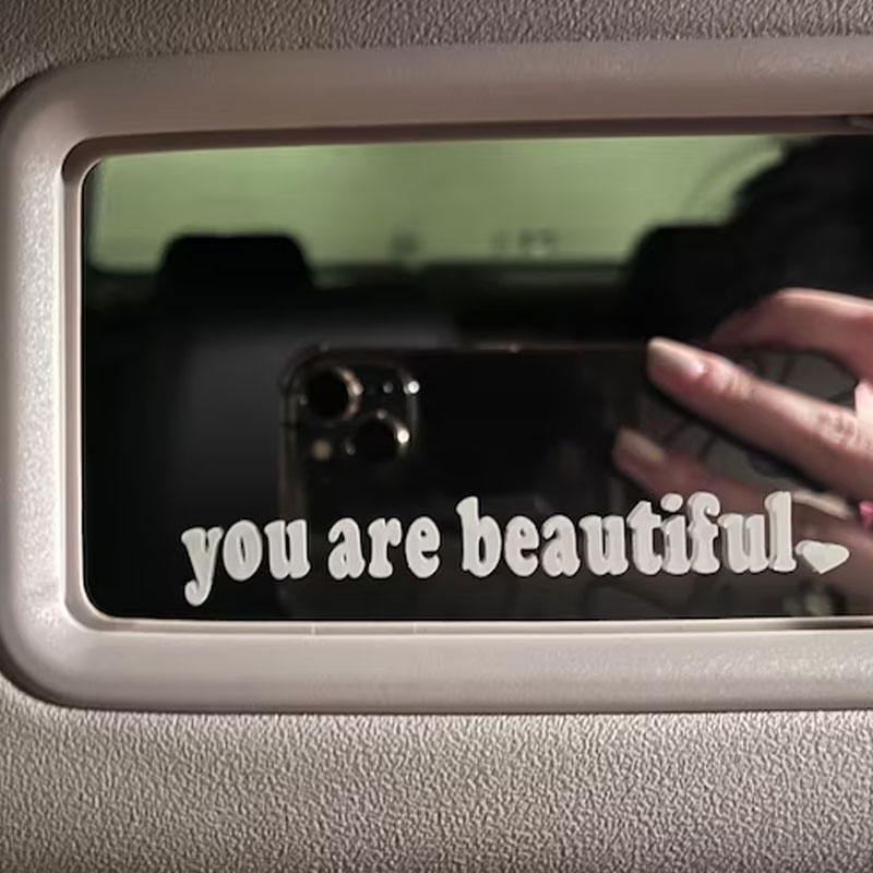 The Text Car Stickers You Are  - Interior Design Quotes recension och pris