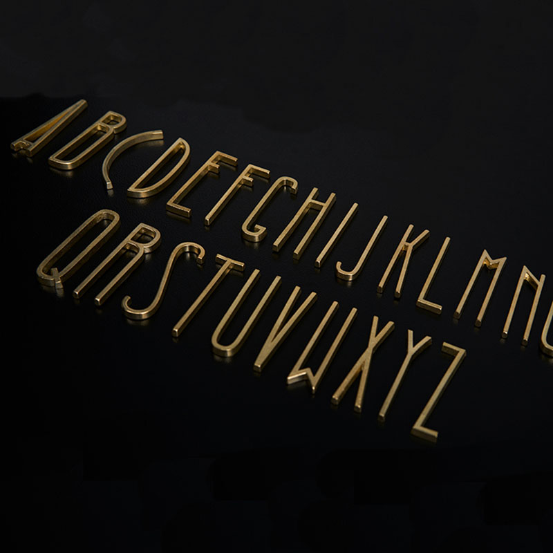3mm 5mm Brass Letters DIY Name - Interior Design Quotes recension och pris