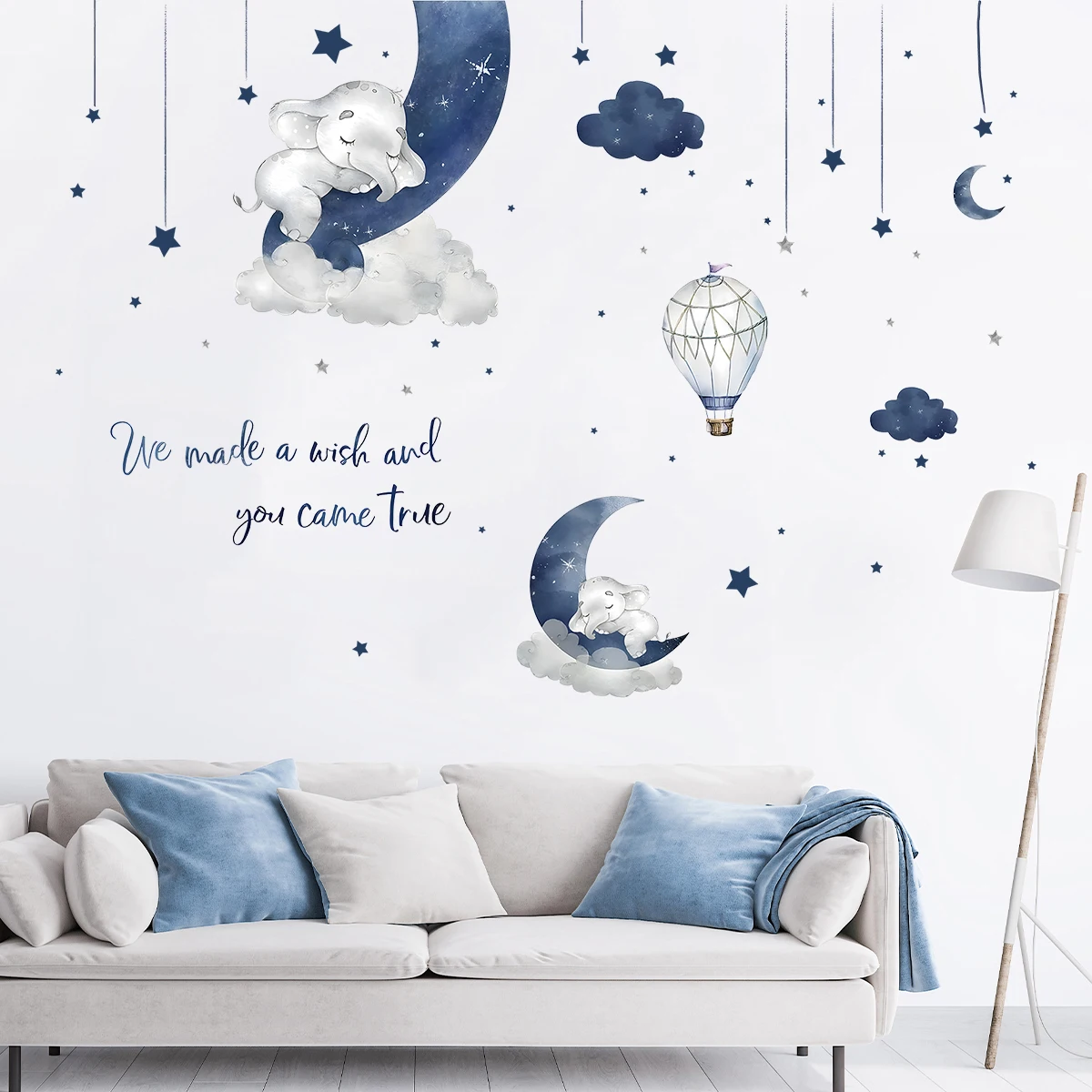 1Pc Cartoon Animal Elephant Wa - Interior Design Magazine recension och pris