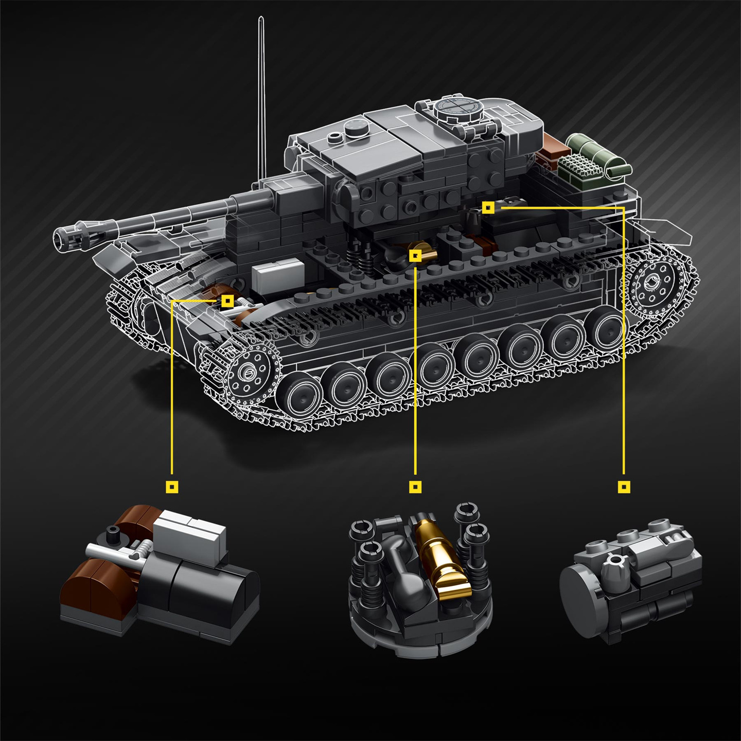 1:35 Scale Tank No. 4 Type G w - Interior Design And Build recension och pris