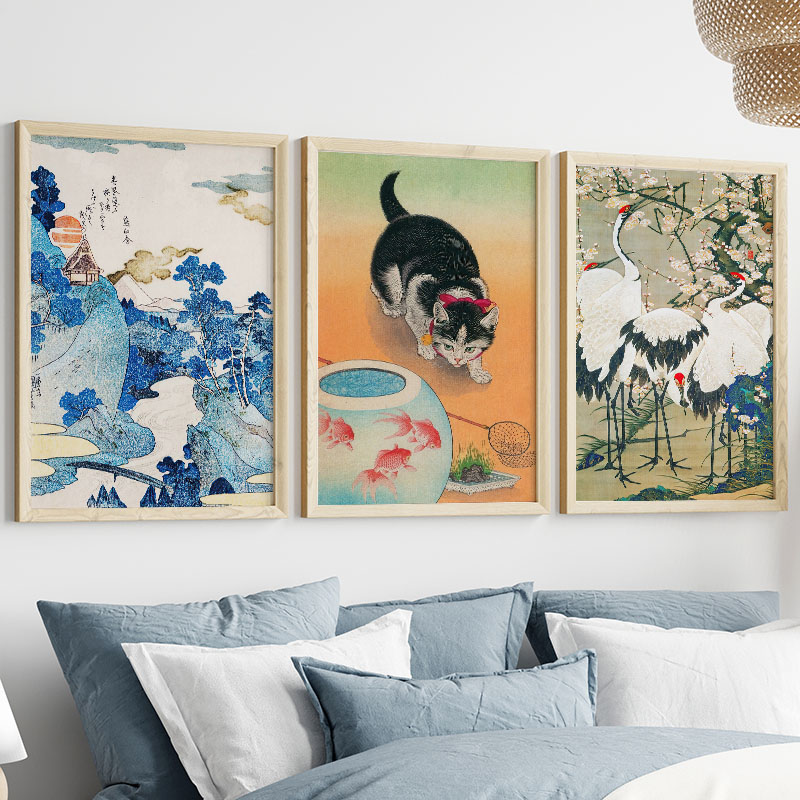 Japanese Katsushika Hokusai Ca - Interior Design Home Decor recension och pris