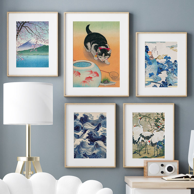 Japanese Katsushika Hokusai Ca - Interior Design Home Decor recension och pris