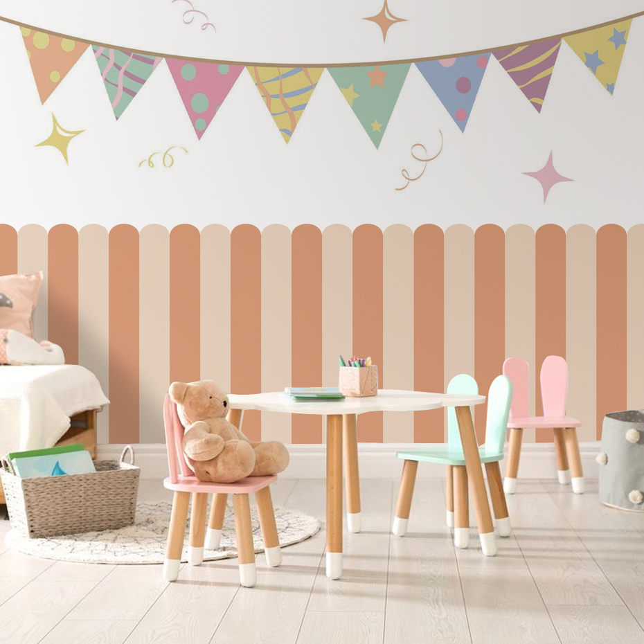 Multicolor Vertical Striped Ar - Interior Design Home Decor recension och pris